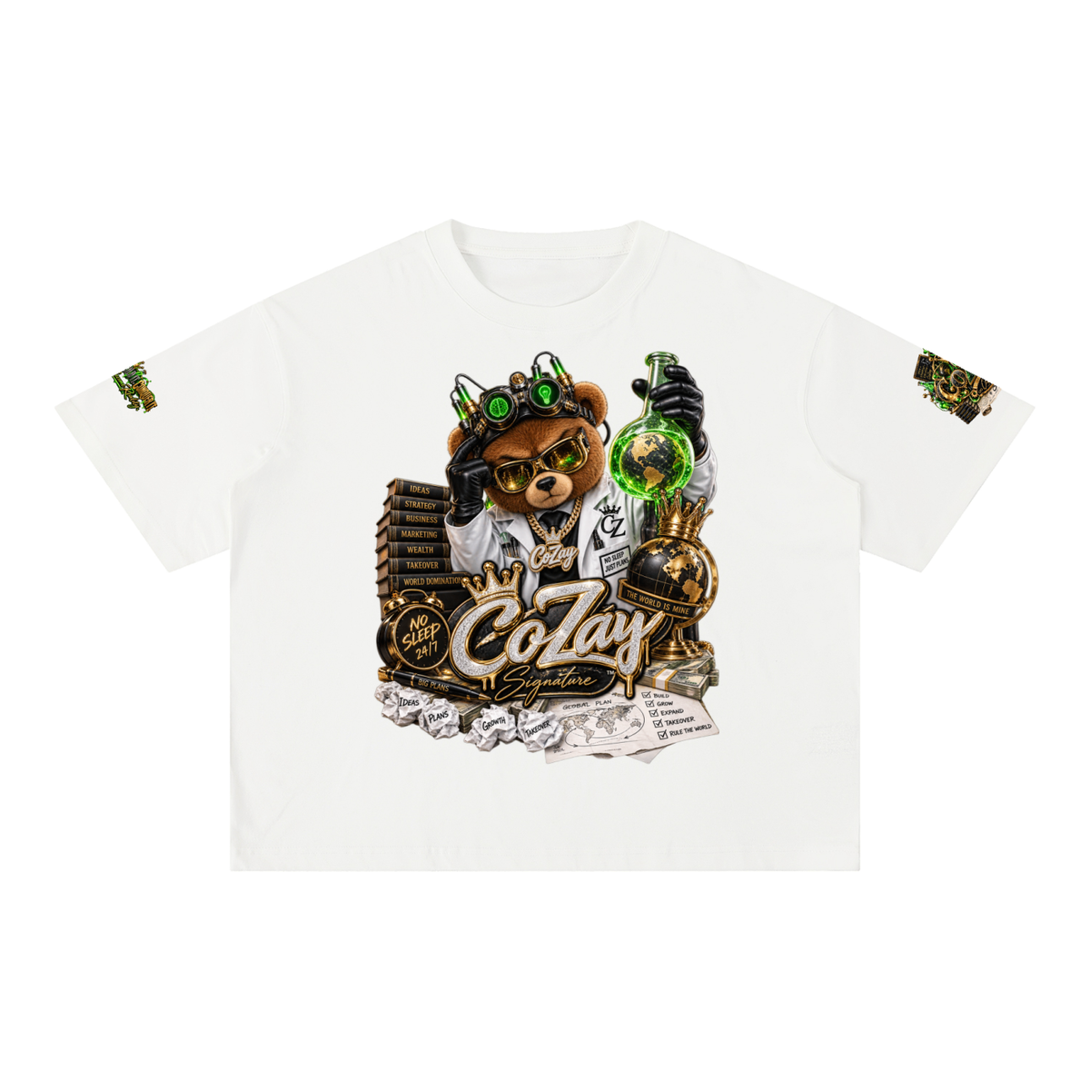 Cozay Signature MS Mineral Wash Boxy Cotton T-Shirt