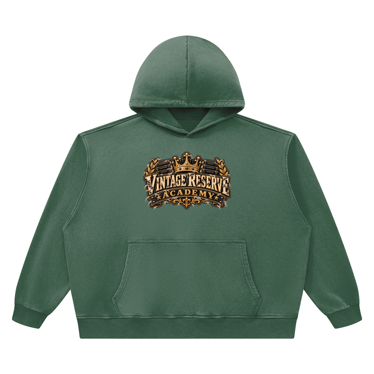 CoZay Vintage Reserve Unisex Heavyweight Vintage Wash Boxy Hoodie