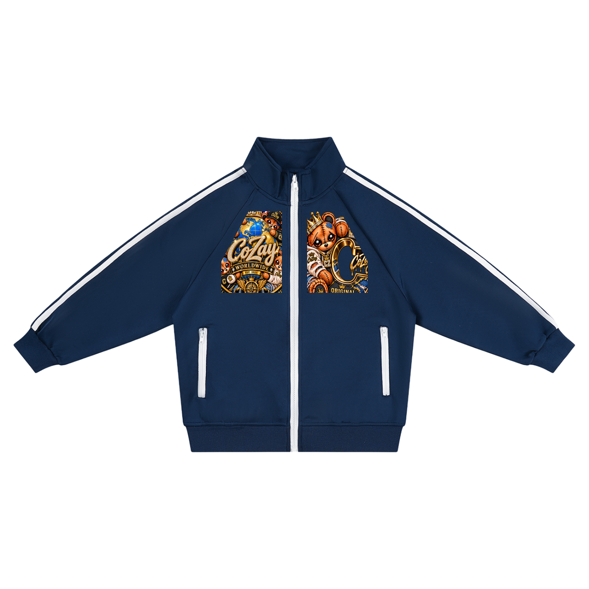 CoZay Original Kids’ Contrast Tape Coach Jacket