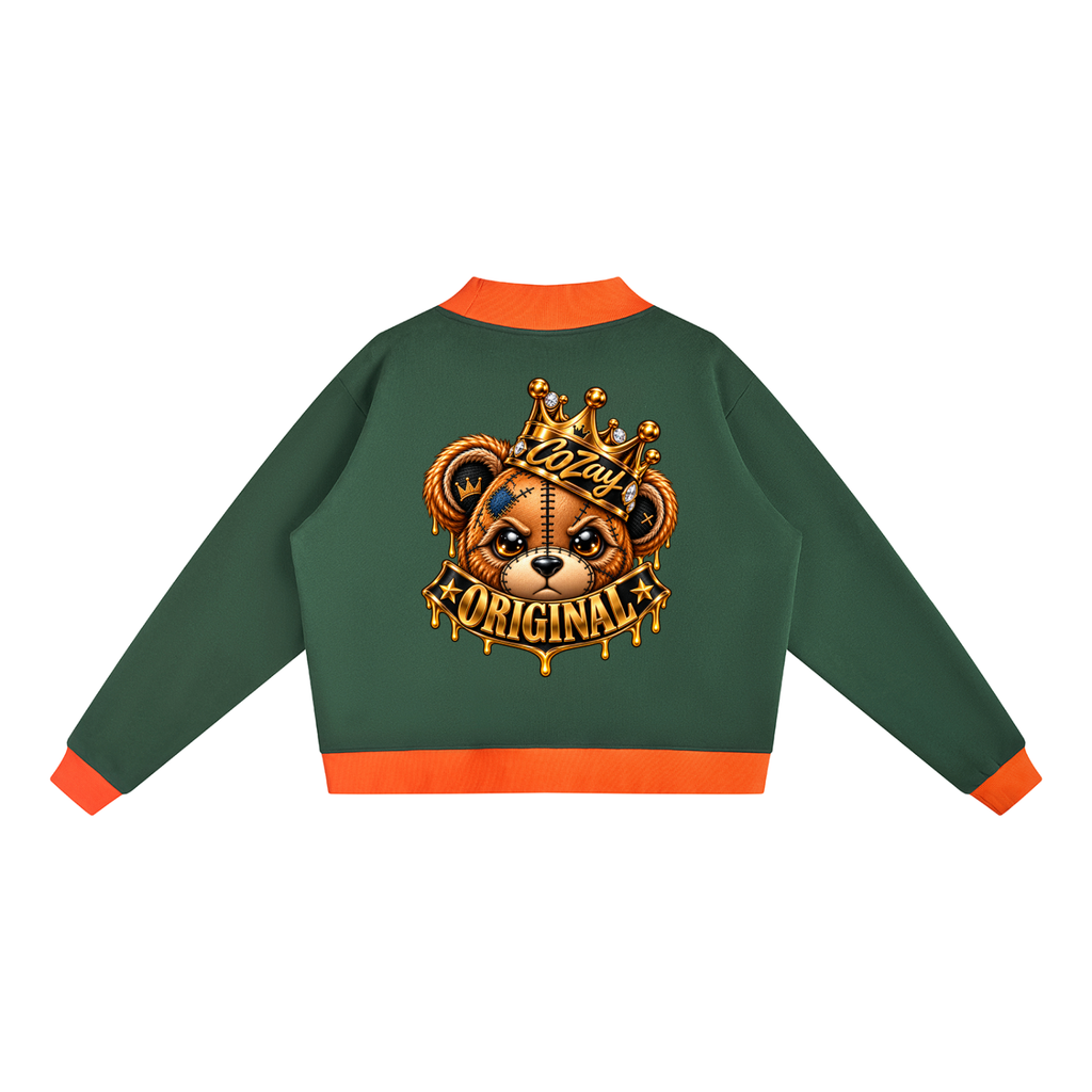 CoZay Original Bear Women’s Mock Neck Crewneck Sweatshirt