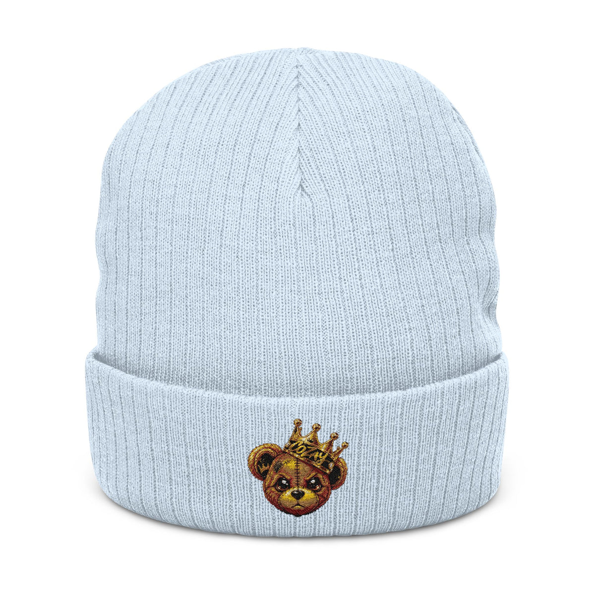 CoZay Original Bear Embroidered Crown Teddy Beanie