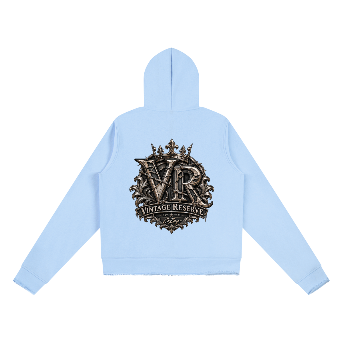 Women’s Raw Edge Full Zip Hoodie