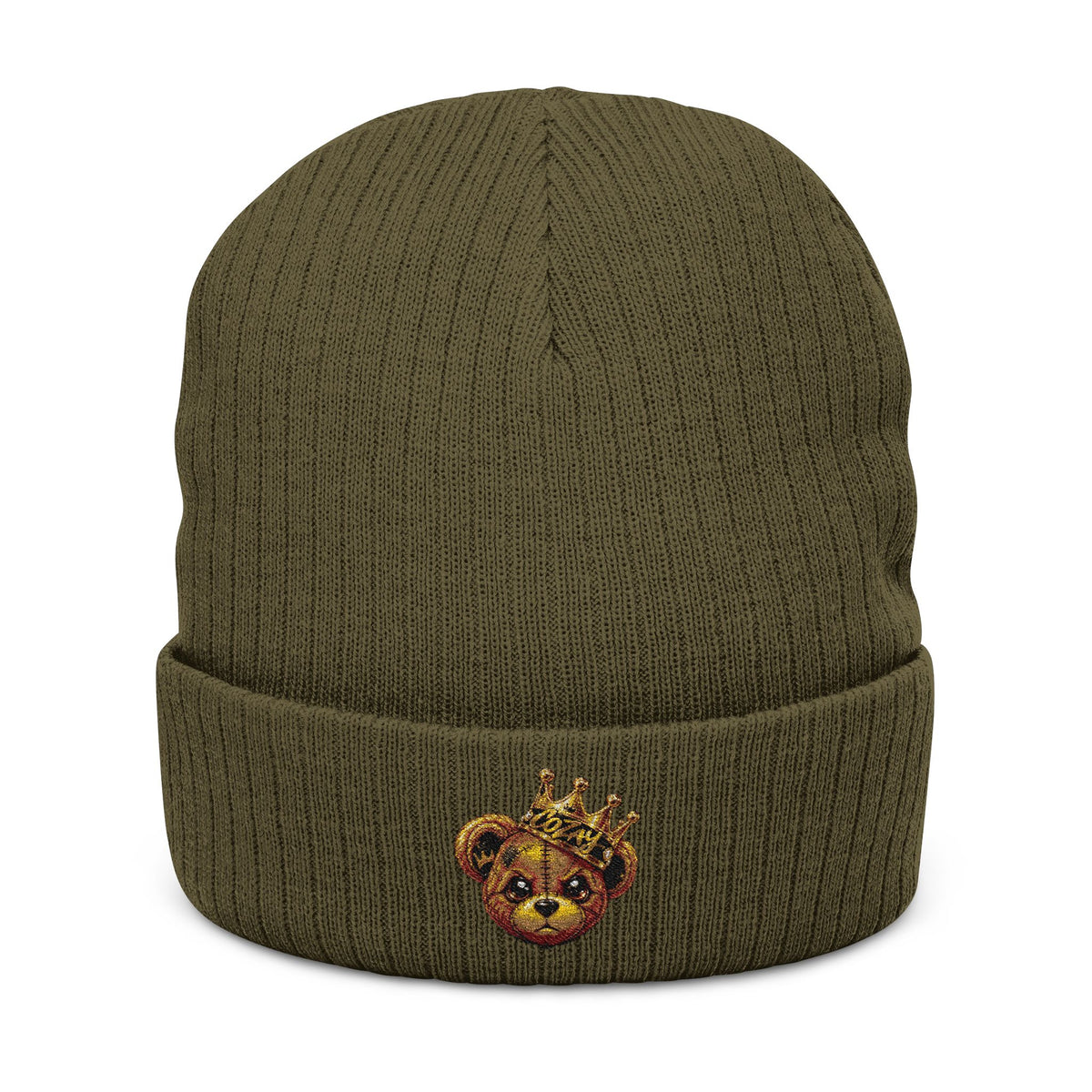 CoZay Original Bear Embroidered Crown Teddy Beanie