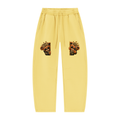 CoZay Original ICU Bear Unisex Vintage Wash Barrel Leg Fleece Sweatpants
