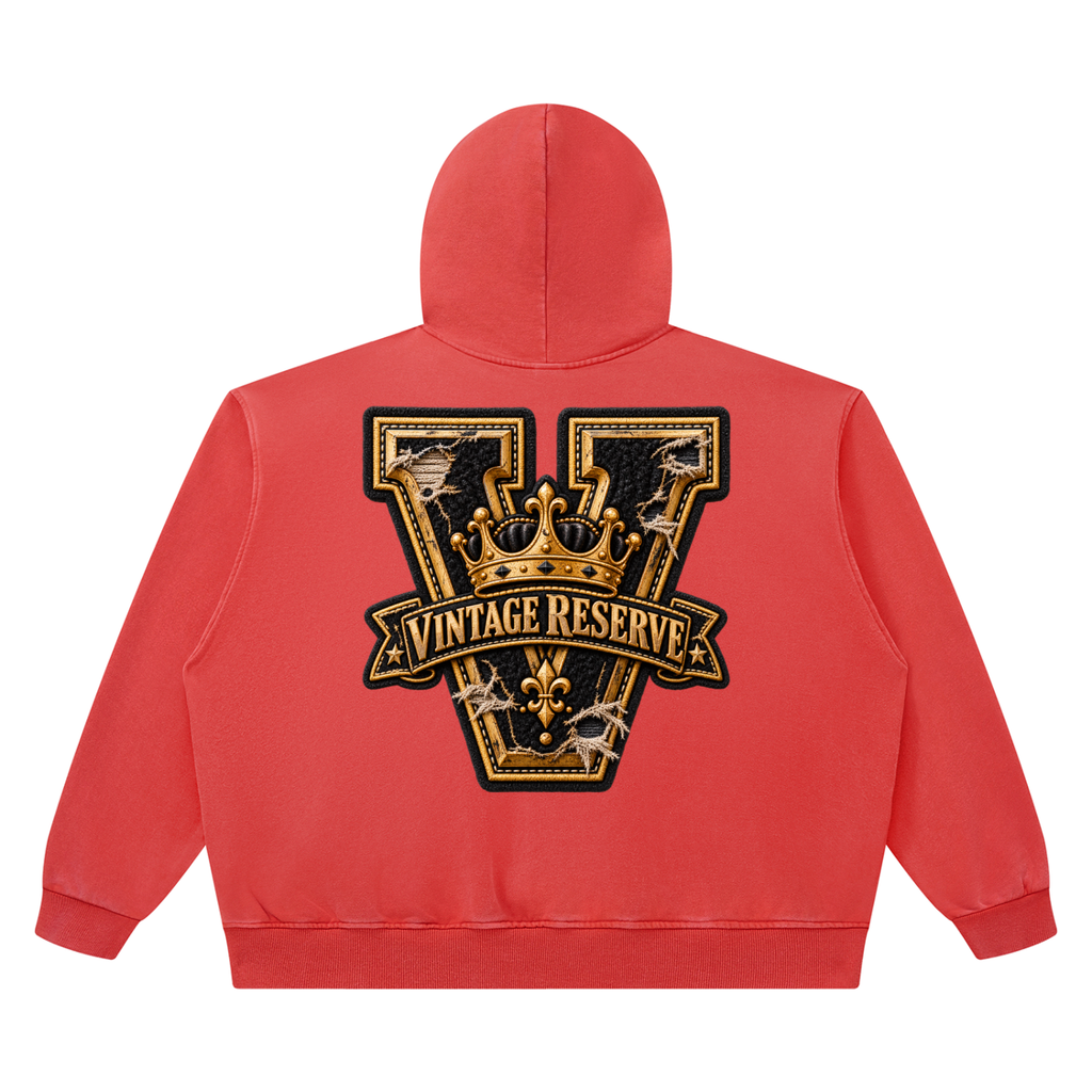 CoZay Vintage Reserve Unisex Heavyweight Vintage Wash Boxy Hoodie