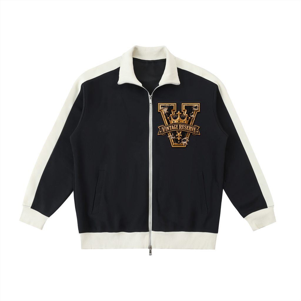 CoZay VRA Contrast Trim Stand Collar Jacket
