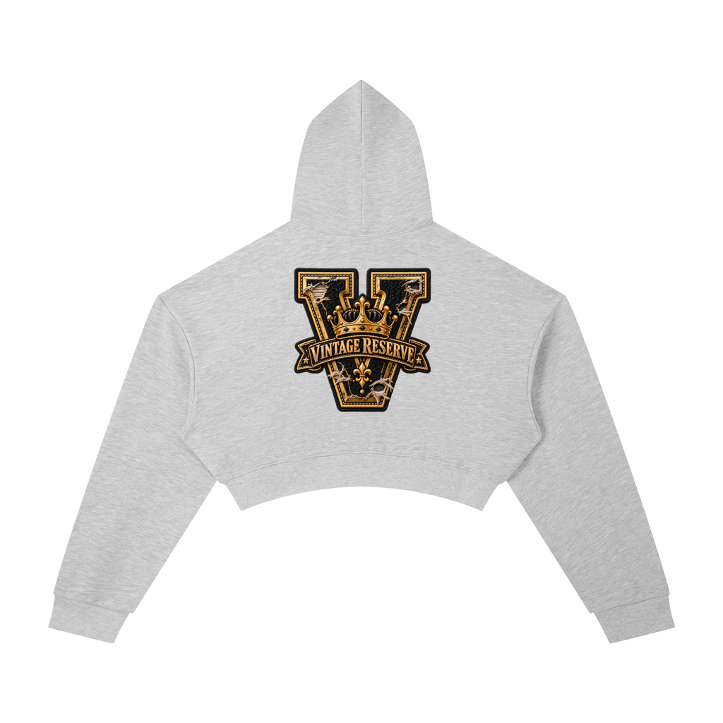 CoZay Vintage Reserve Women's Essential Cropped Hoodie