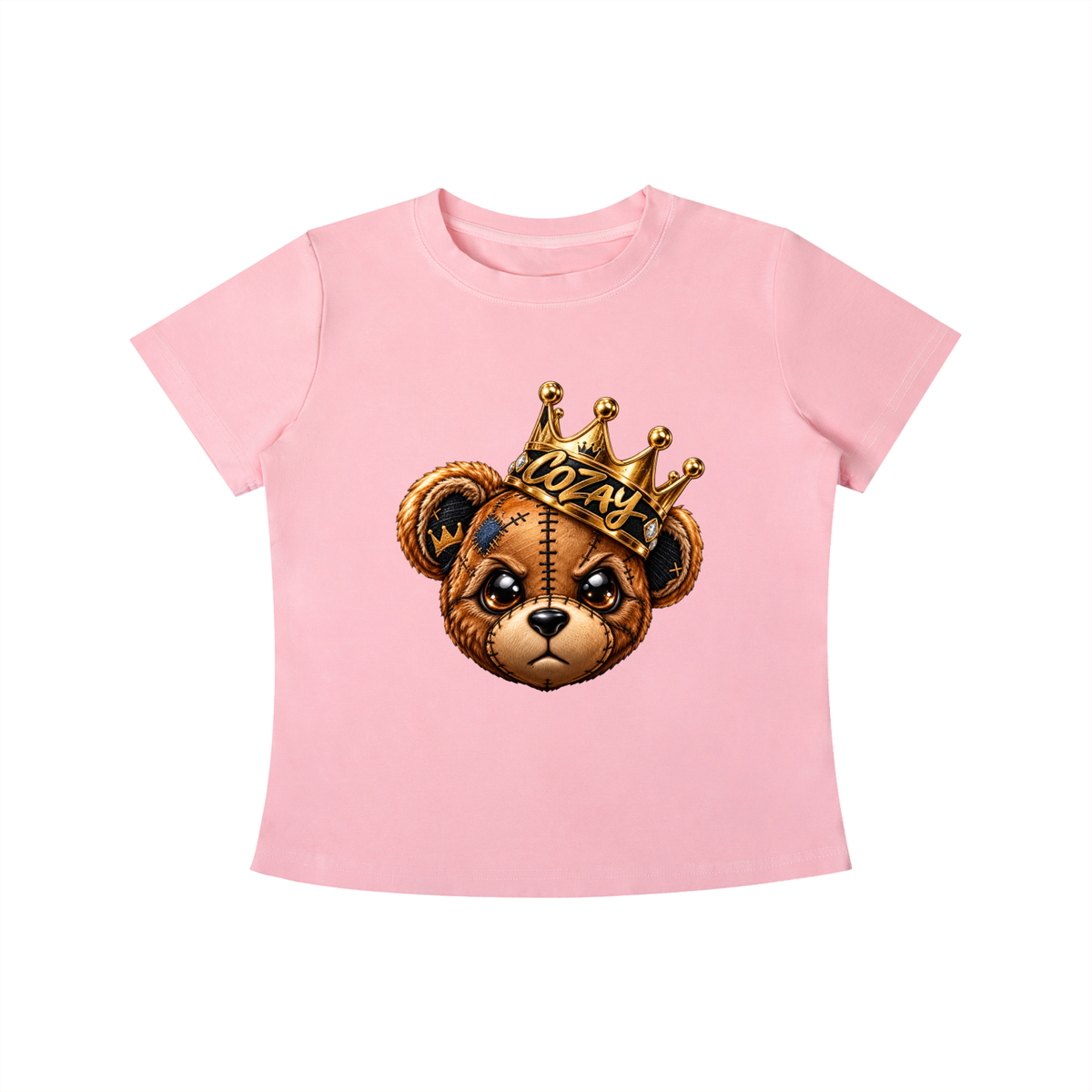CoZay Original Bear Women's Vintage Wash Slim Fit T-shirt