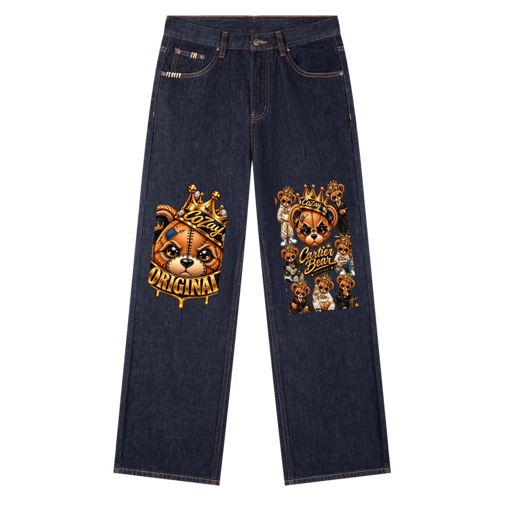 CoZay Original Bear Heavyweight Straight Leg Denim Jeans