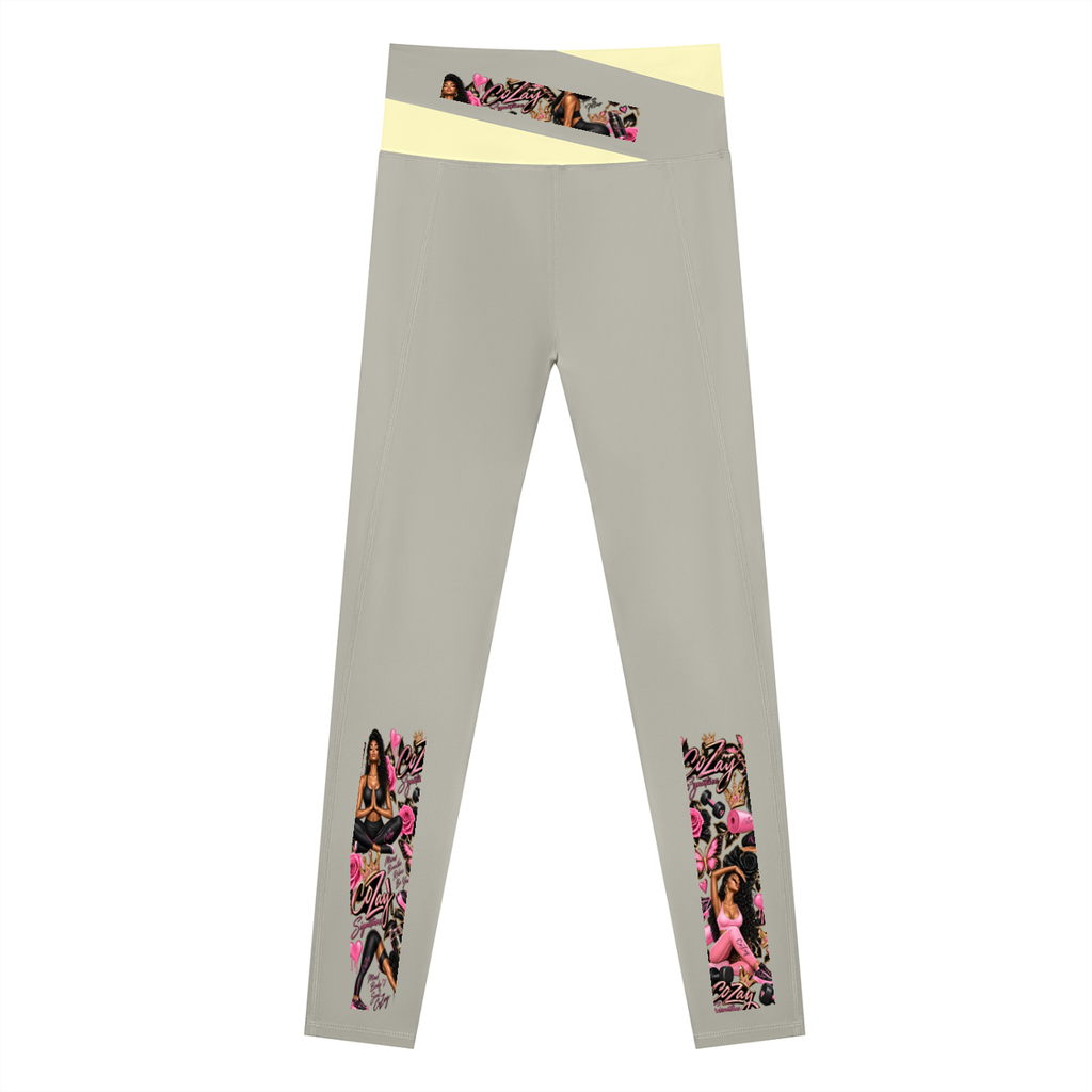 CoZay Signature Women's Color Block Yoga Leggings