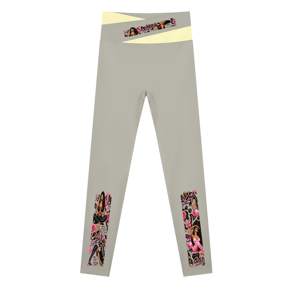 CoZay Signature Women's Color Block Yoga Leggings