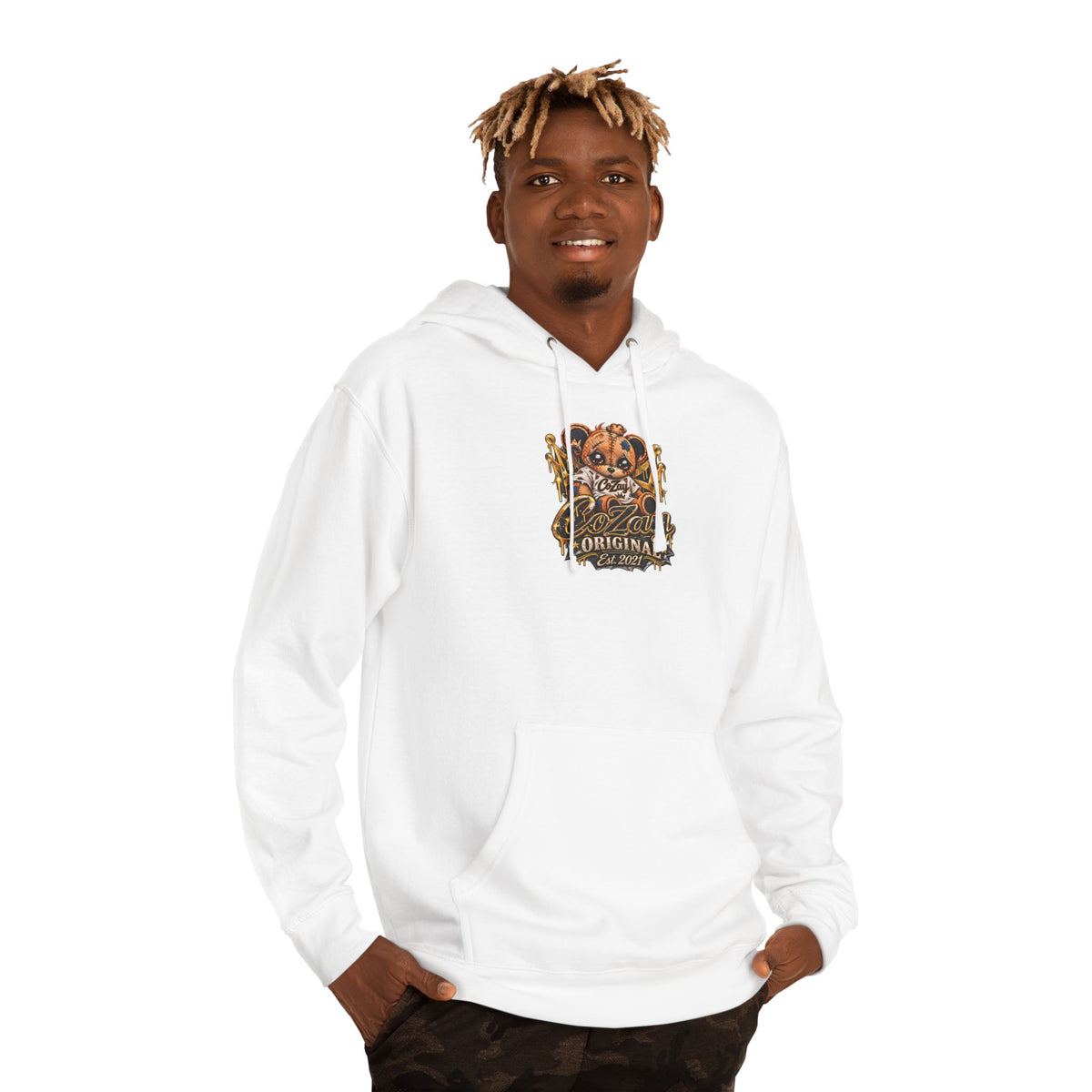 CoZay Original Vintage Teddy Bear Hoodie – Cozay Retro Graphic Sweatshirt