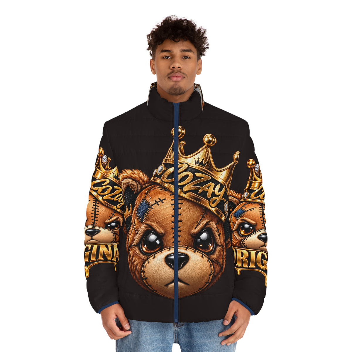 CoZay Original Crowned Teddy Graphic Puffer Jacket