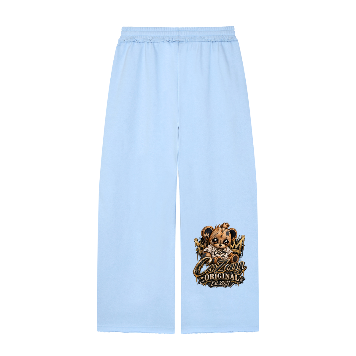 CoZay Original Women’s Wide Leg Raw Edge Sweatpants