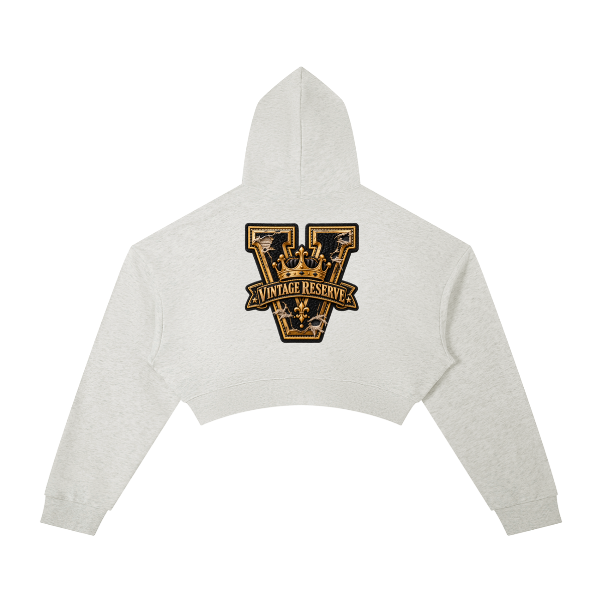 CoZay Vintage Reserve Women's Essential Cropped Hoodie
