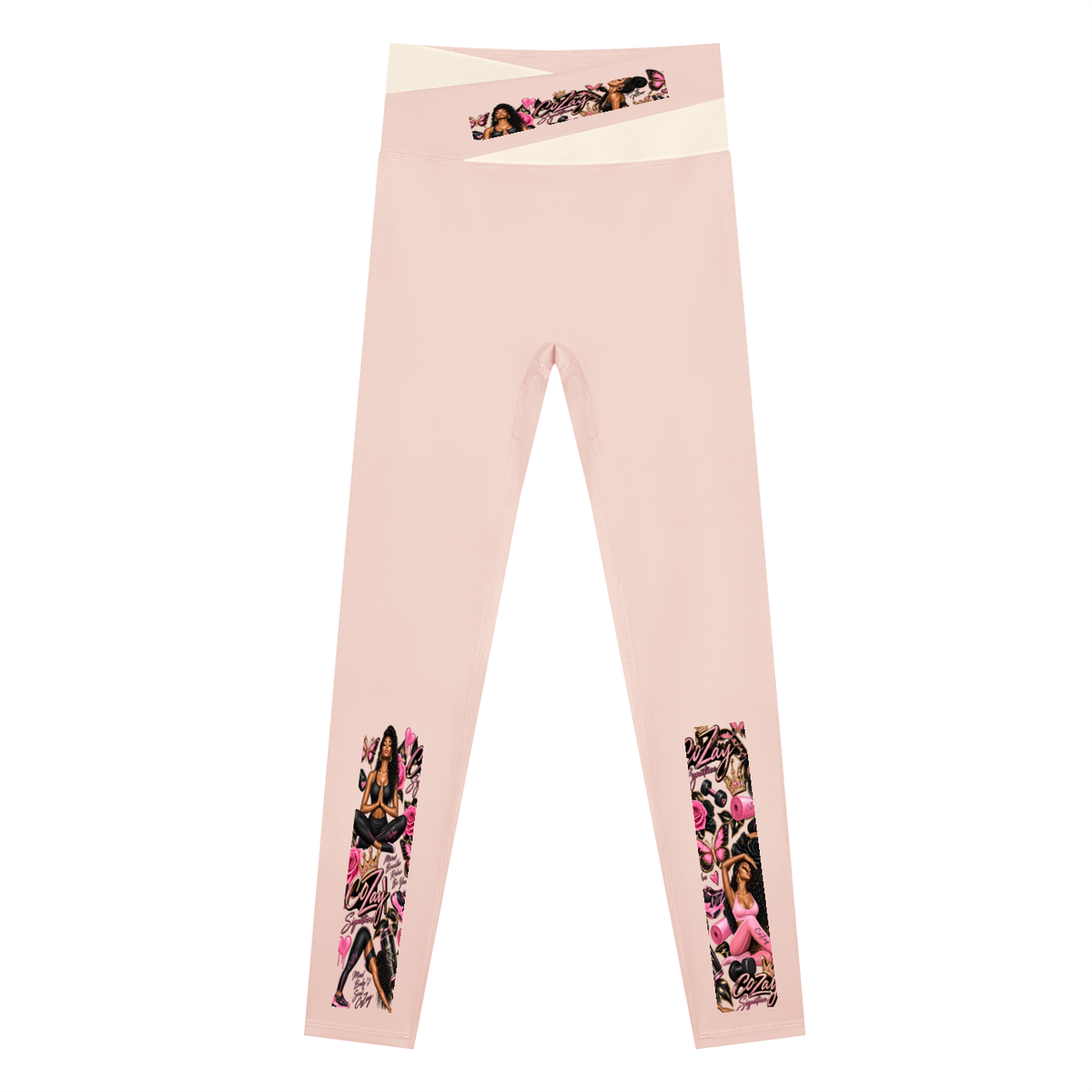 CoZay Signature Women's Color Block Yoga Leggings