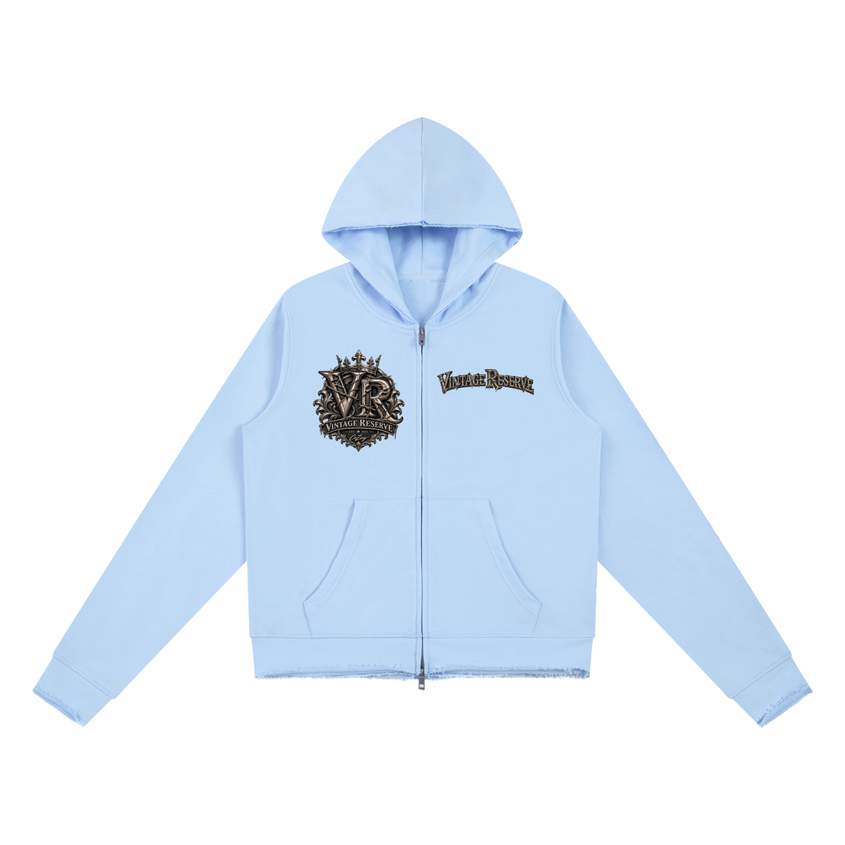 Women’s Raw Edge Full Zip Hoodie