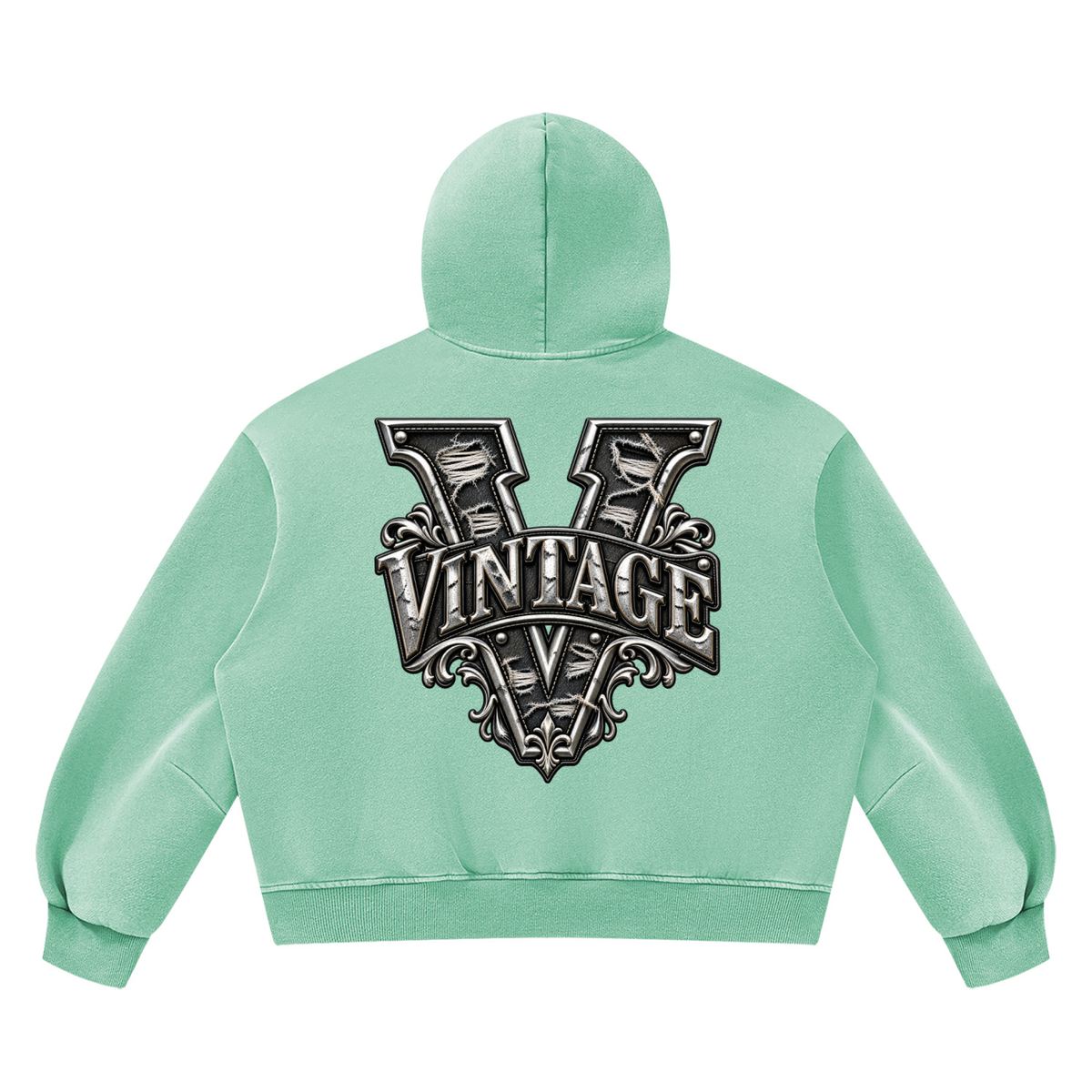 CoZay Original Unisex Vintage Wash Boxy Fleece Hoodie