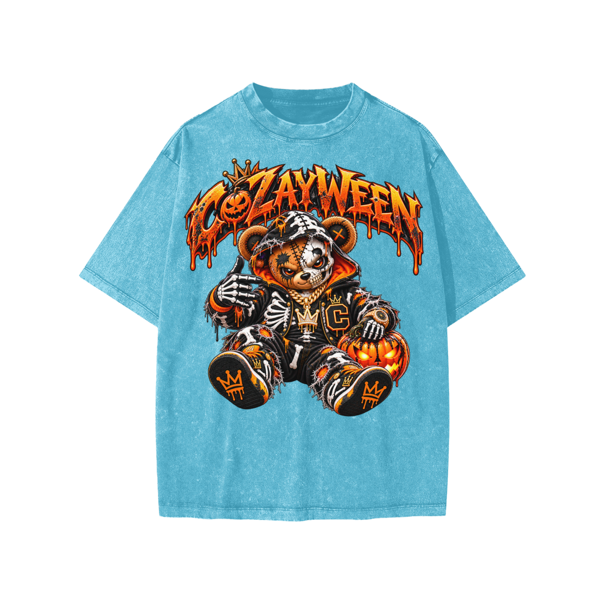 CoZayWeen Snow Washed Kids' T-Shirt