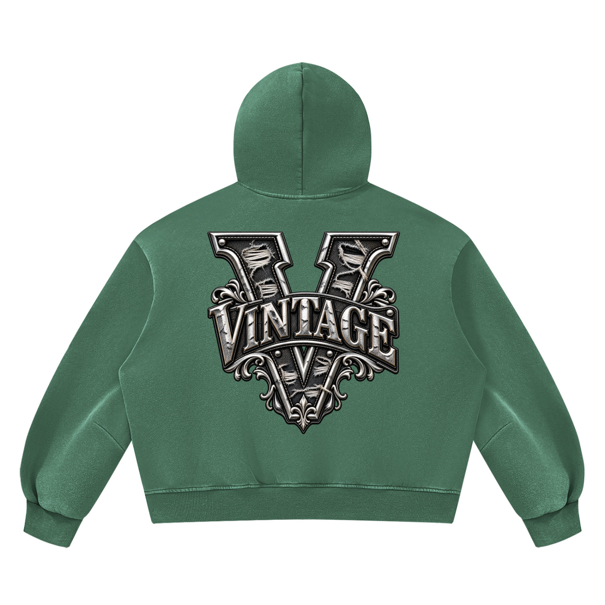 CoZay Original Unisex Vintage Wash Boxy Fleece Hoodie