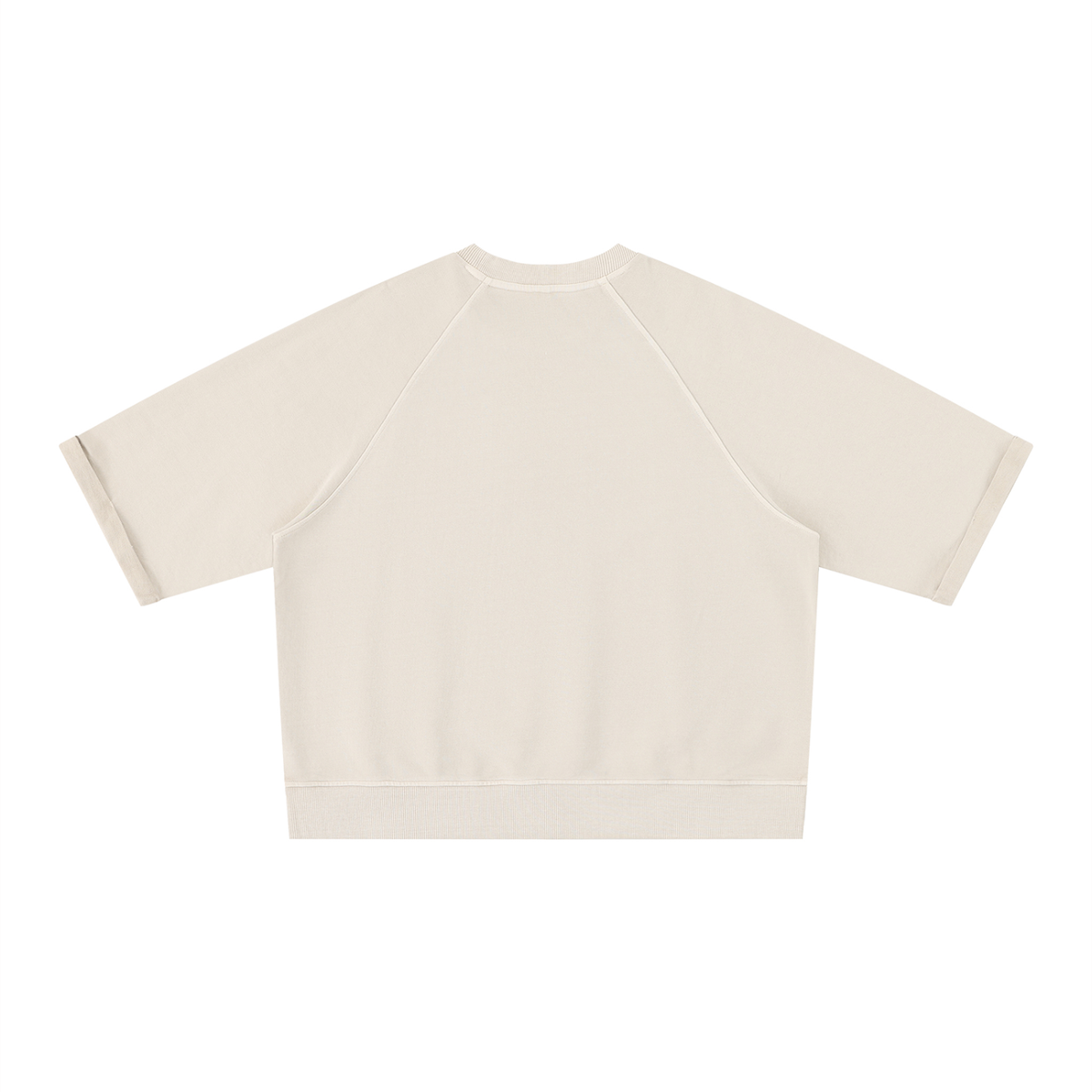 CoZay Original Unisex Vintage Wash Boxy Short Sleeve Sweatshirt