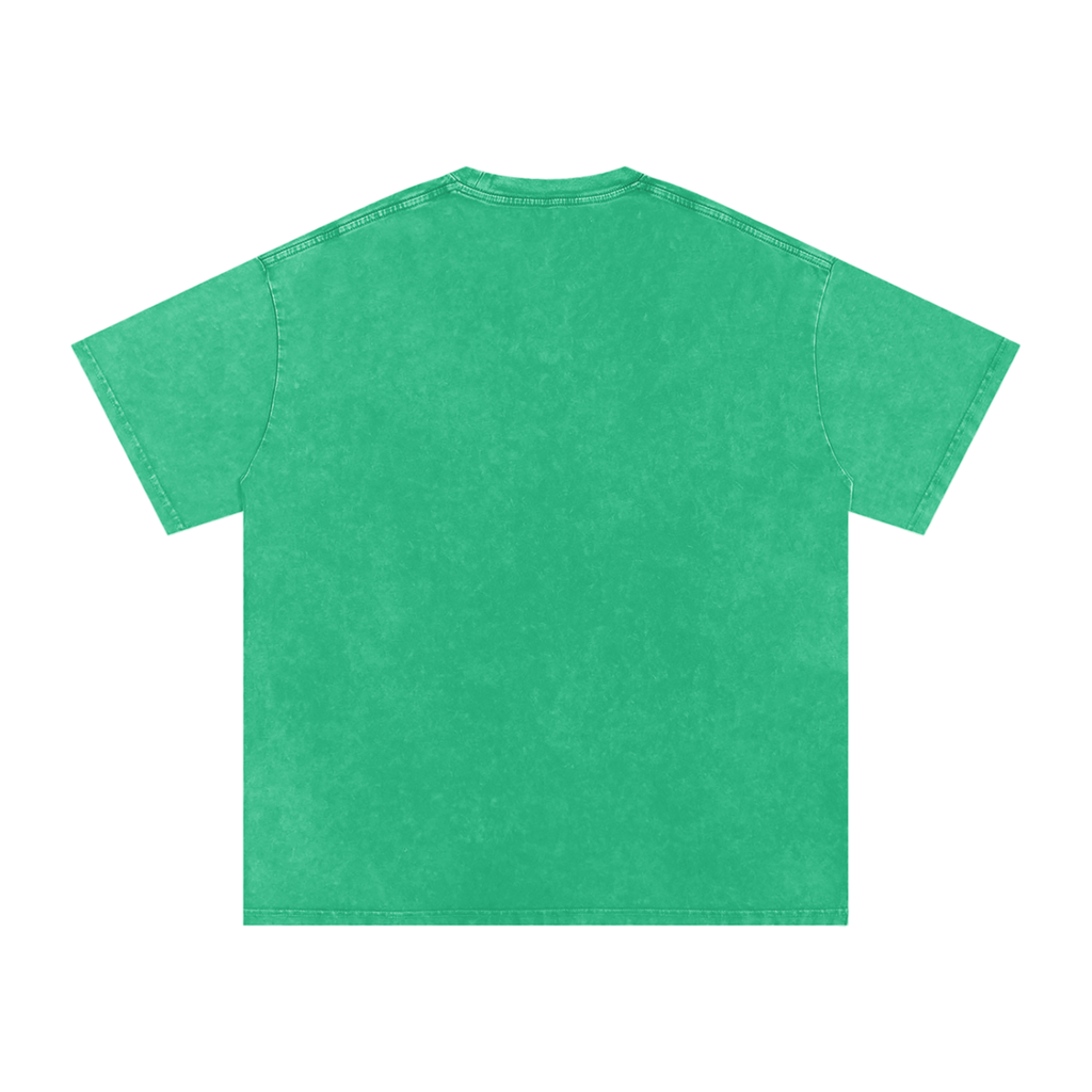 CoZayWeen Harley Snow Washed Oversized Cotton T-Shirt