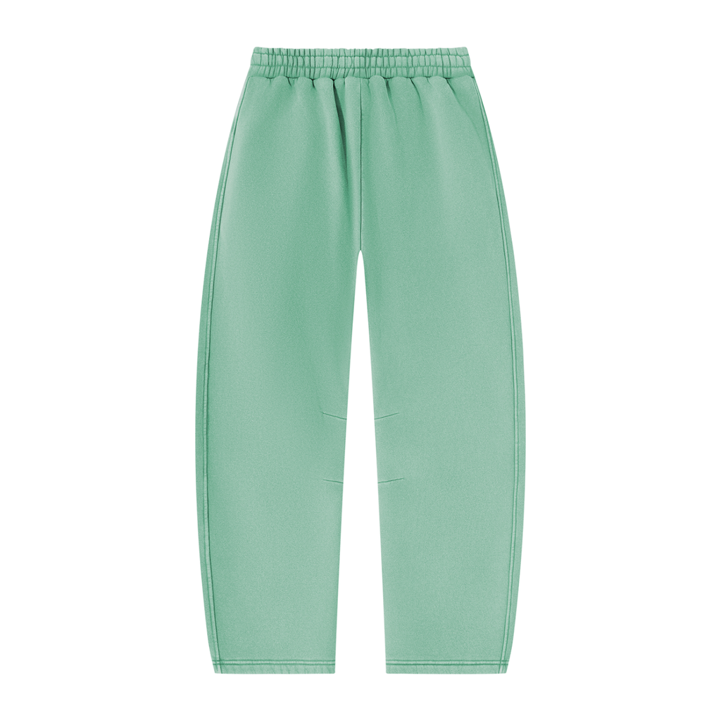 CoZay Cartier Bear Unisex Vintage Wash Barrel Leg Fleece Sweatpants