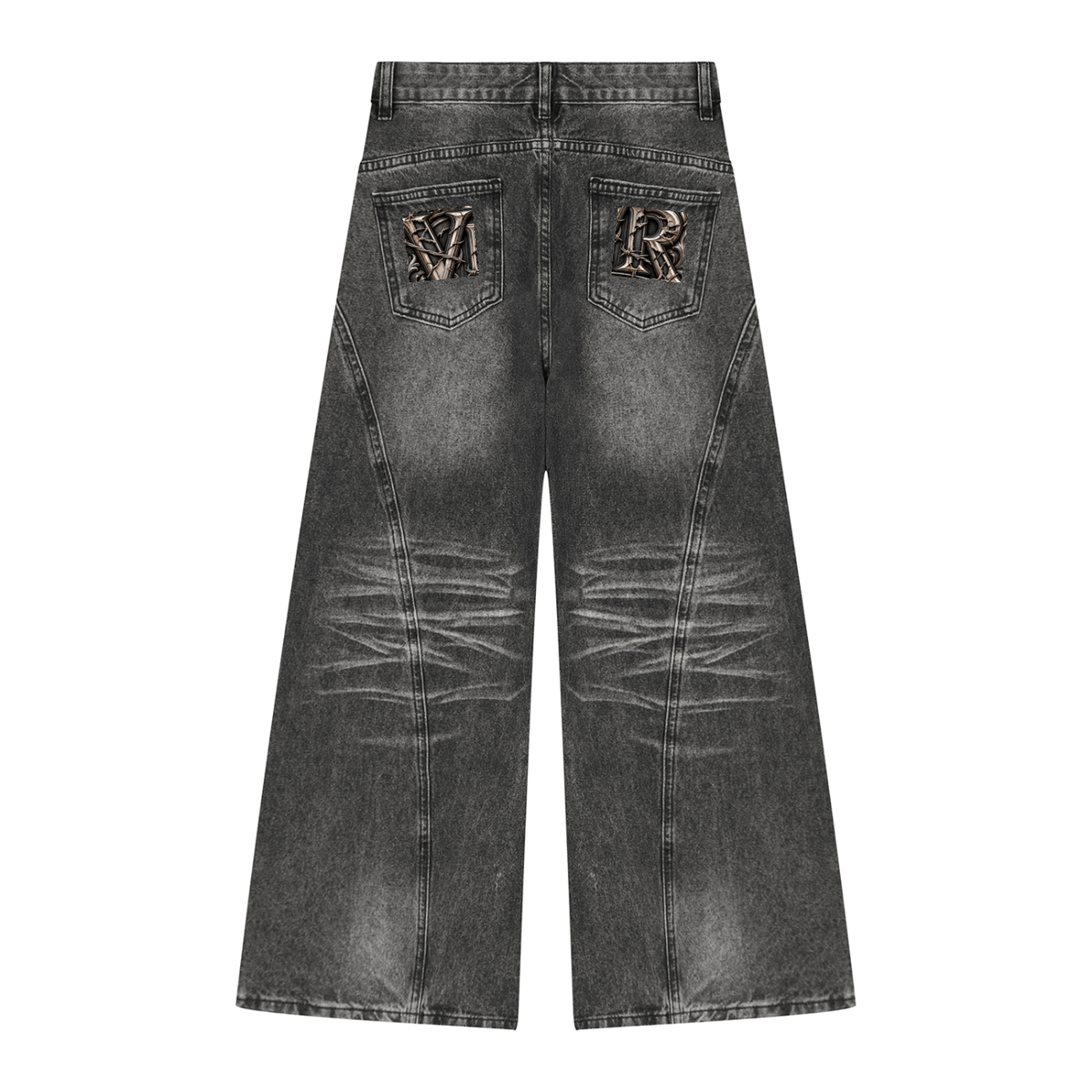 CoZay Vintage Reserve Women’s Vintage Wash Wide Leg Denim Jeans