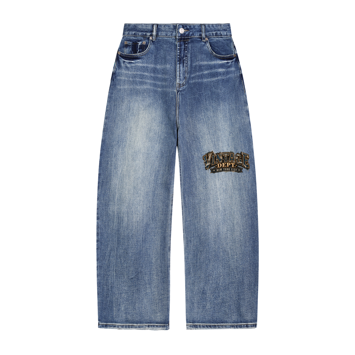 CoZay Vintage Reserve Men's Sun Fade Heavyweight Denim Jeans