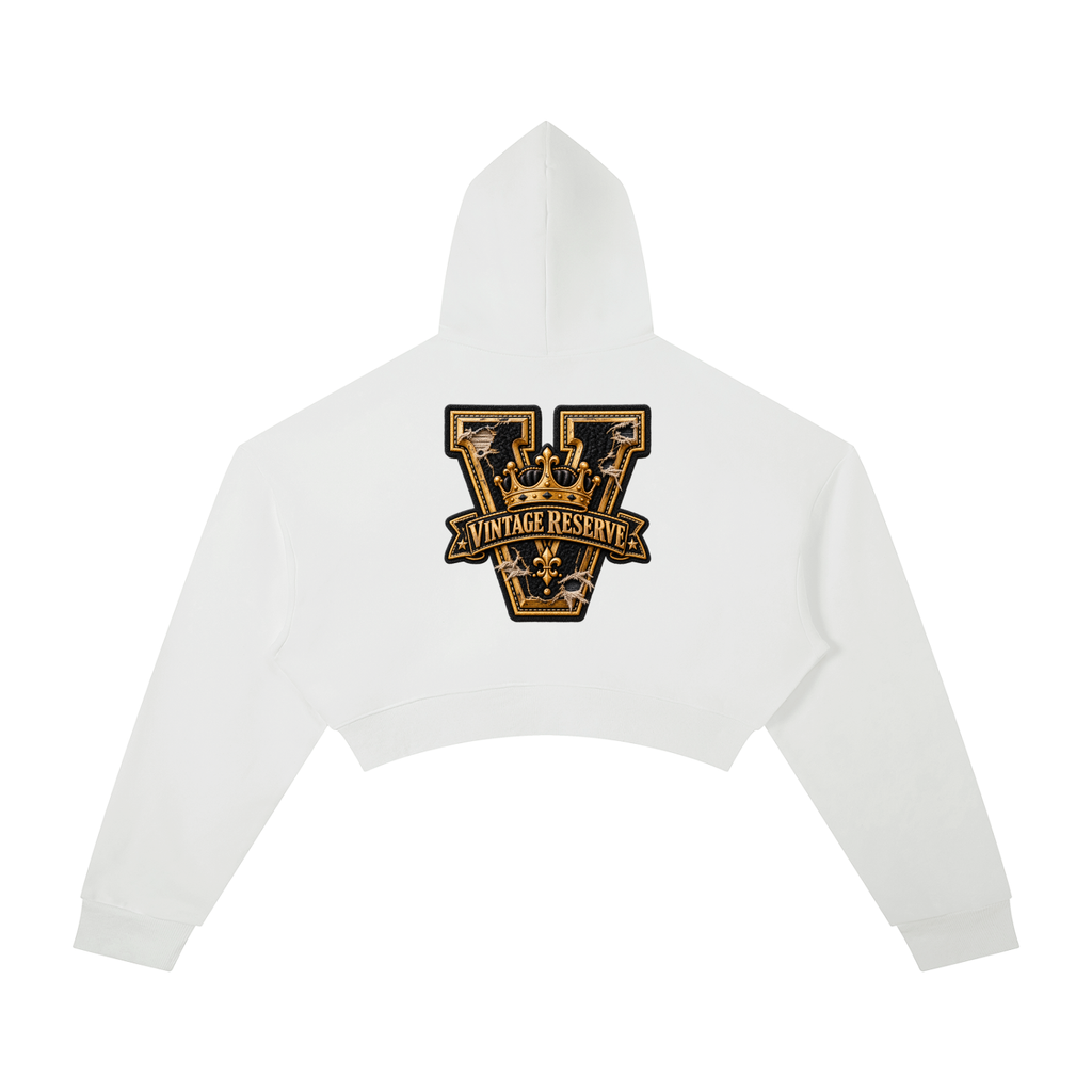 CoZay Vintage Reserve Women's Essential Cropped Hoodie