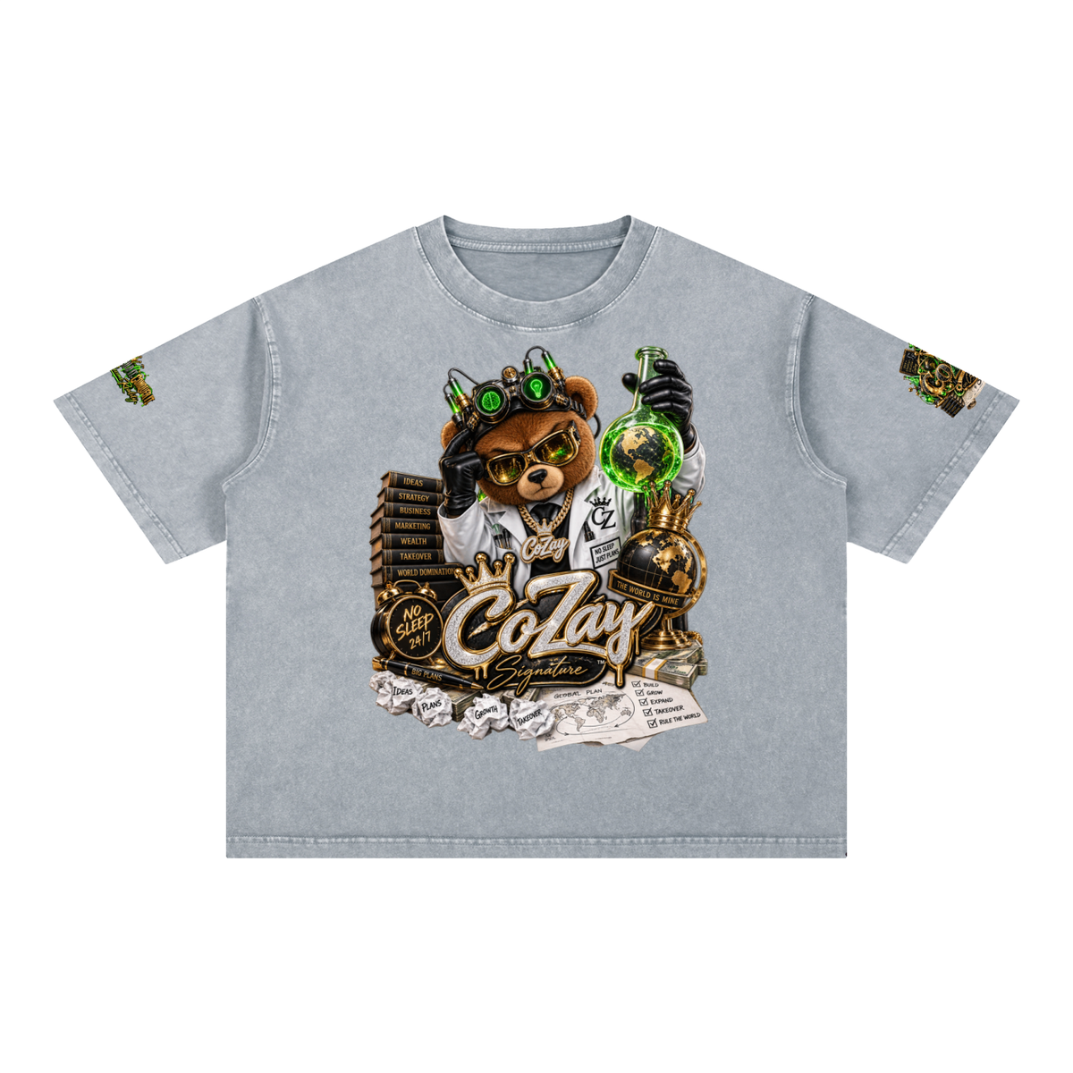 Cozay Signature MS Mineral Wash Boxy Cotton T-Shirt