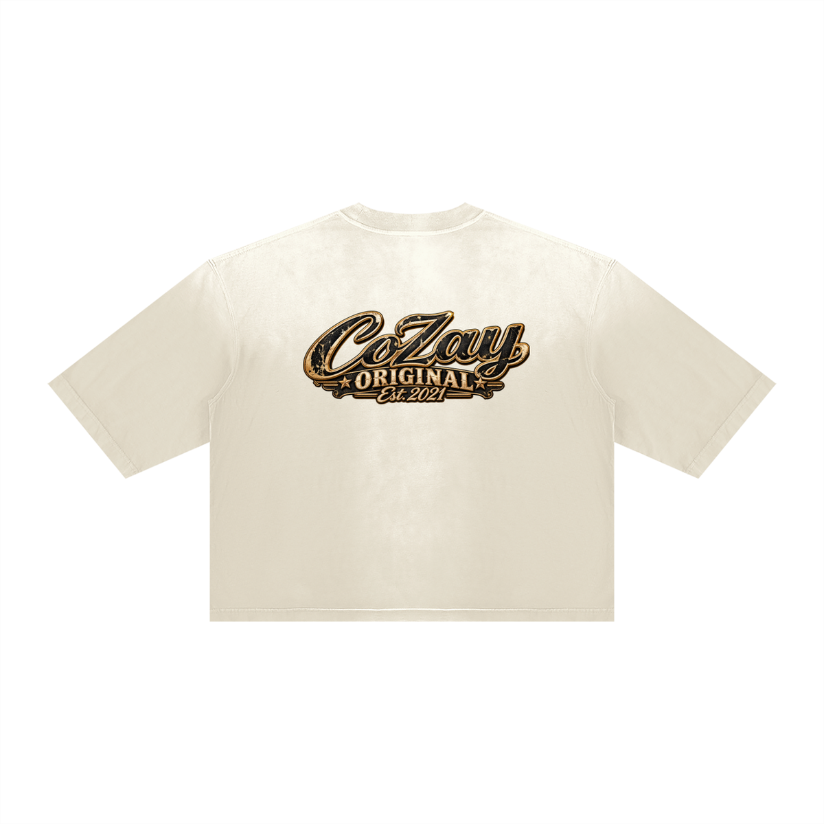 CoZay Original Unisex Vintage Wash Sunfade Boxy T-Shirt