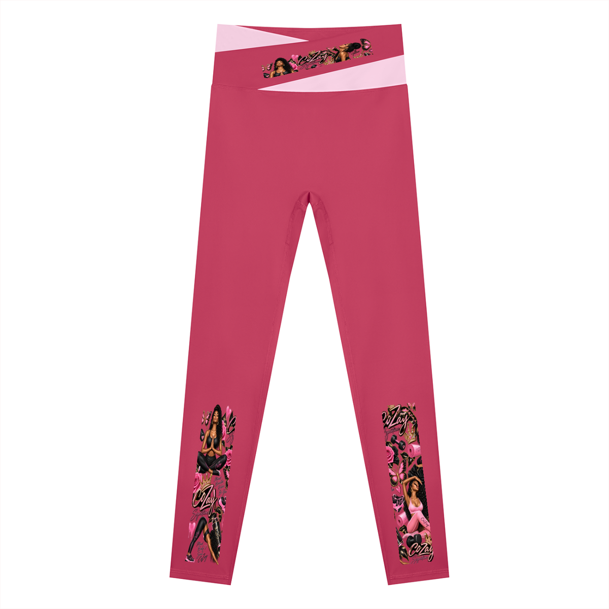 CoZay Signature Women's Color Block Yoga Leggings