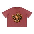 CoZay Original Bear Claw Mineral Wash Boxy Cotton T-Shirt