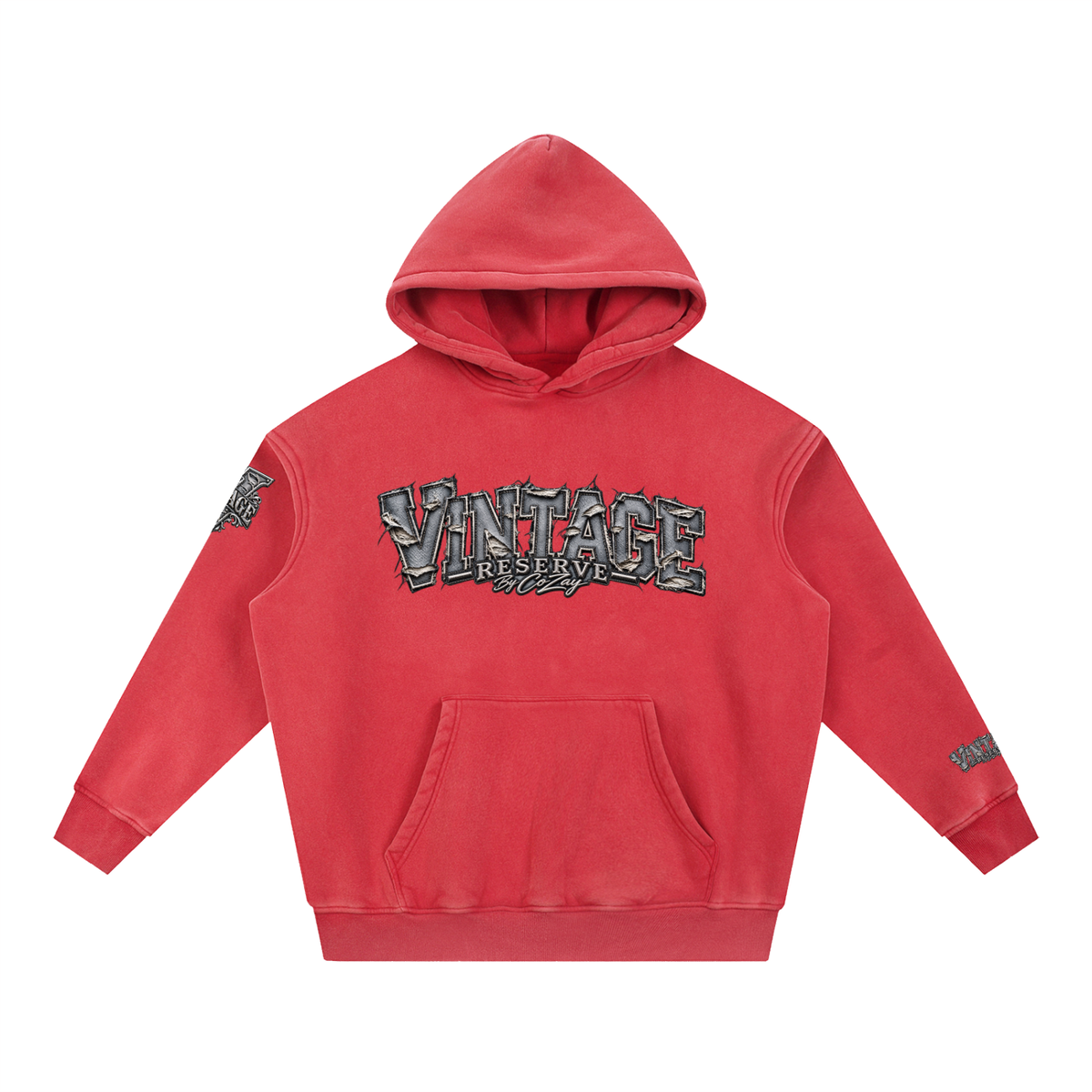 CoZay Original Men's Snow Wash Fleece Oversize Hoodie