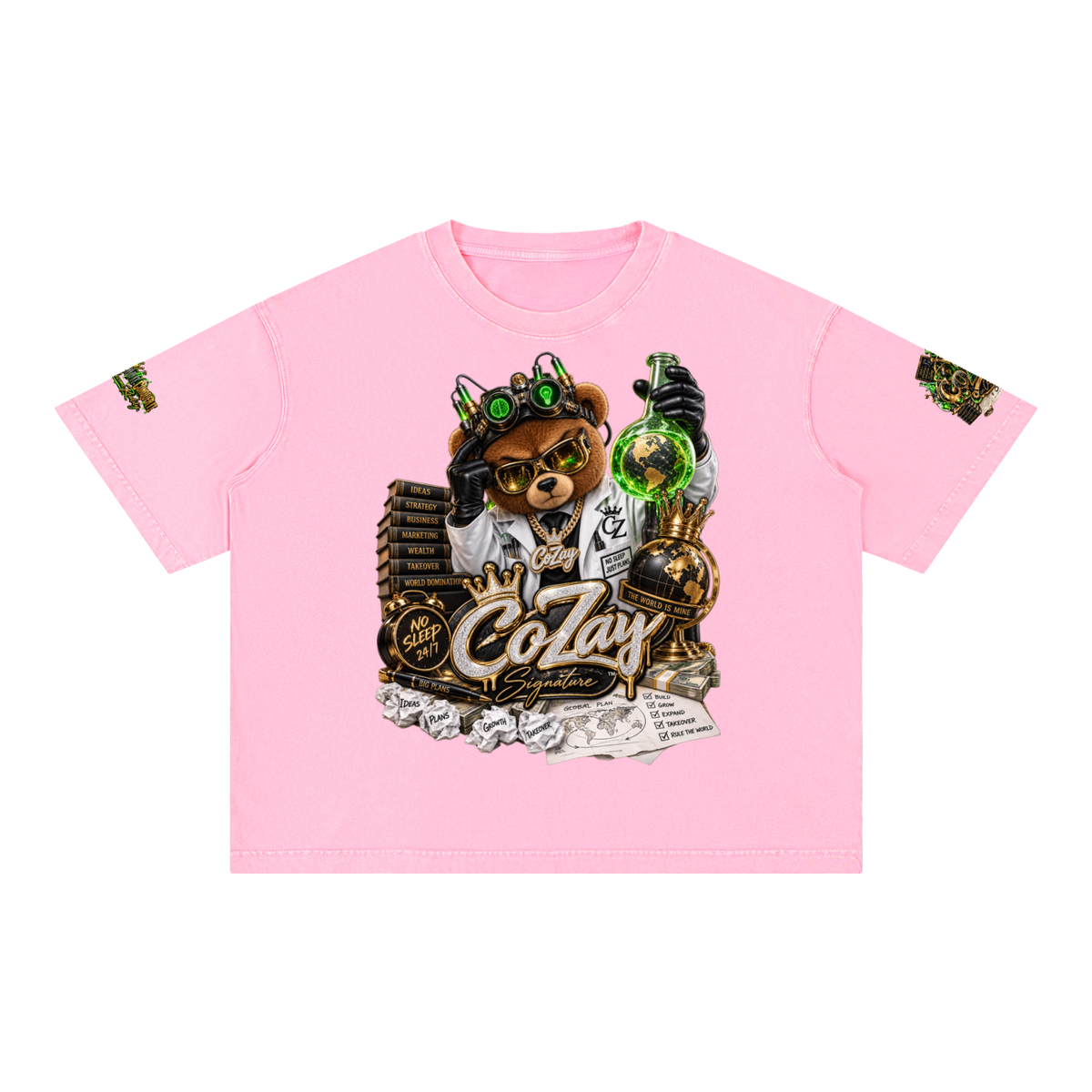 Cozay Signature MS Mineral Wash Boxy Cotton T-Shirt