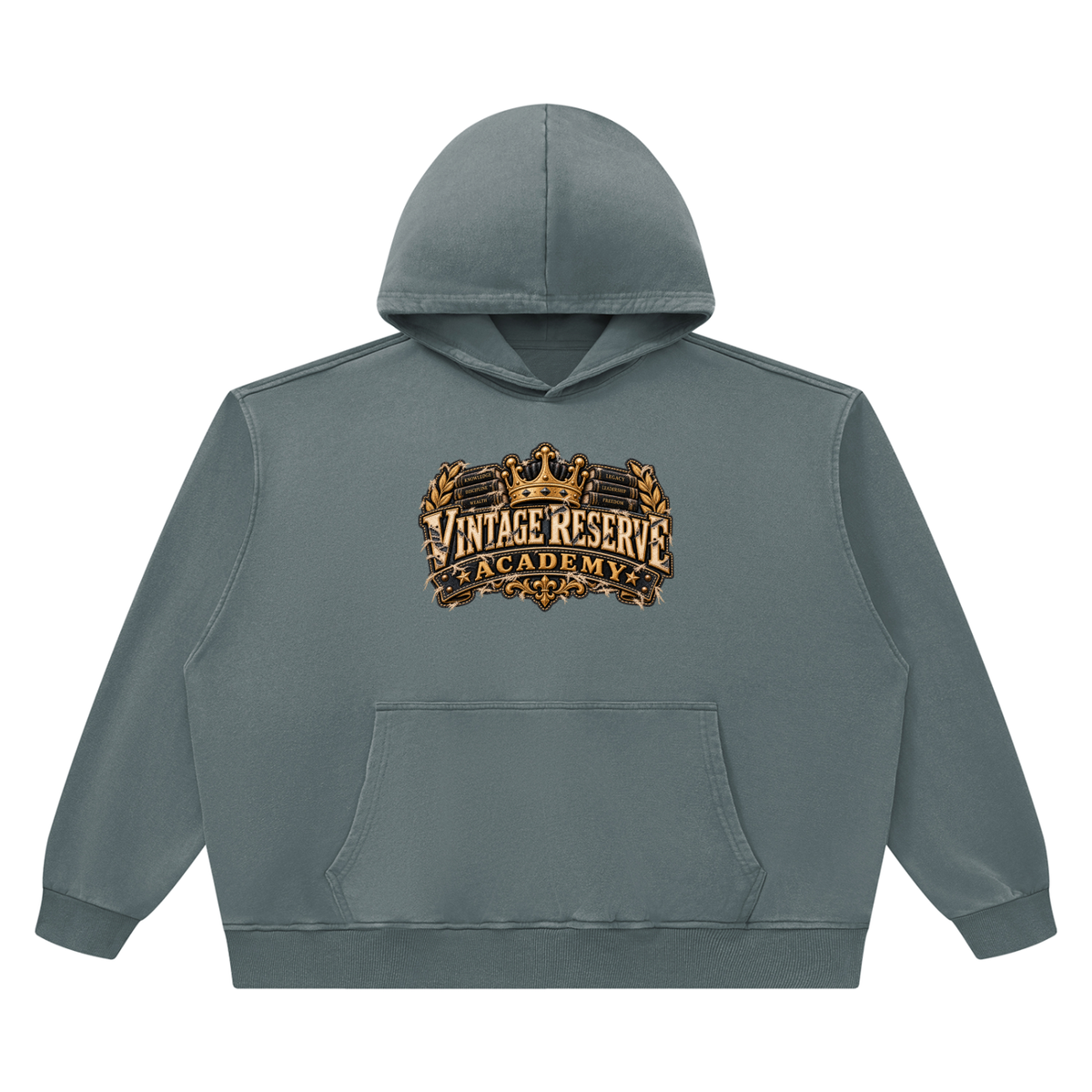 CoZay Vintage Reserve Unisex Heavyweight Vintage Wash Boxy Hoodie
