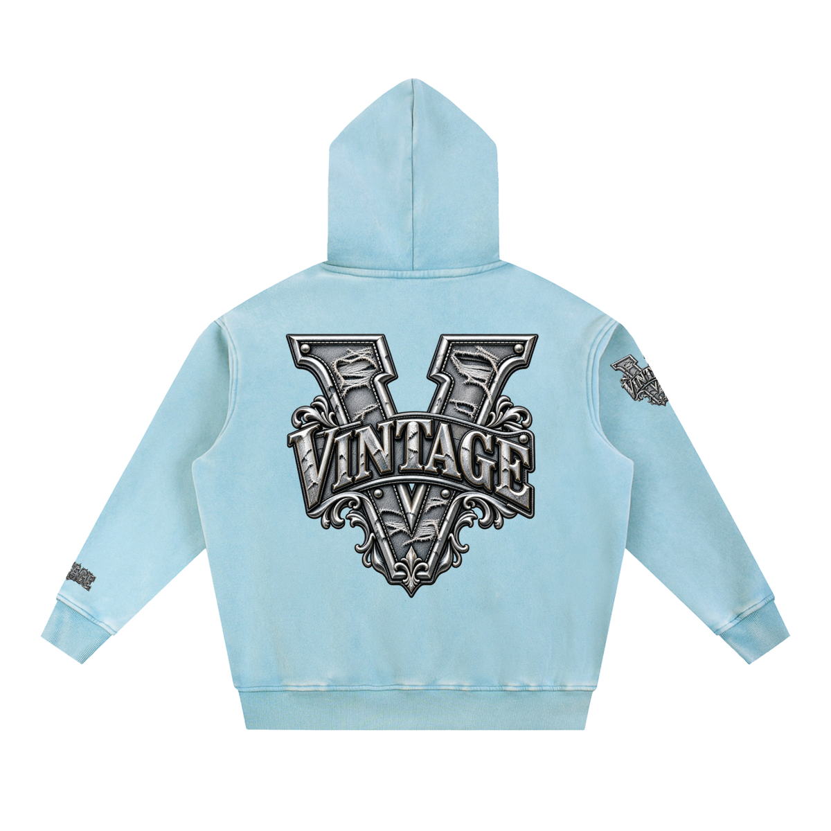 CoZay Original Men's Snow Wash Fleece Oversize Hoodie