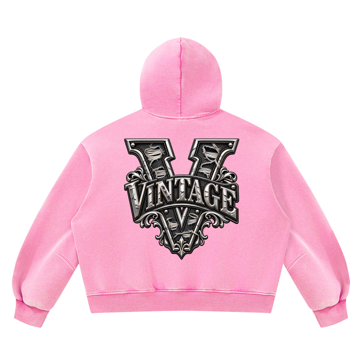 CoZay Original Unisex Vintage Wash Boxy Fleece Hoodie
