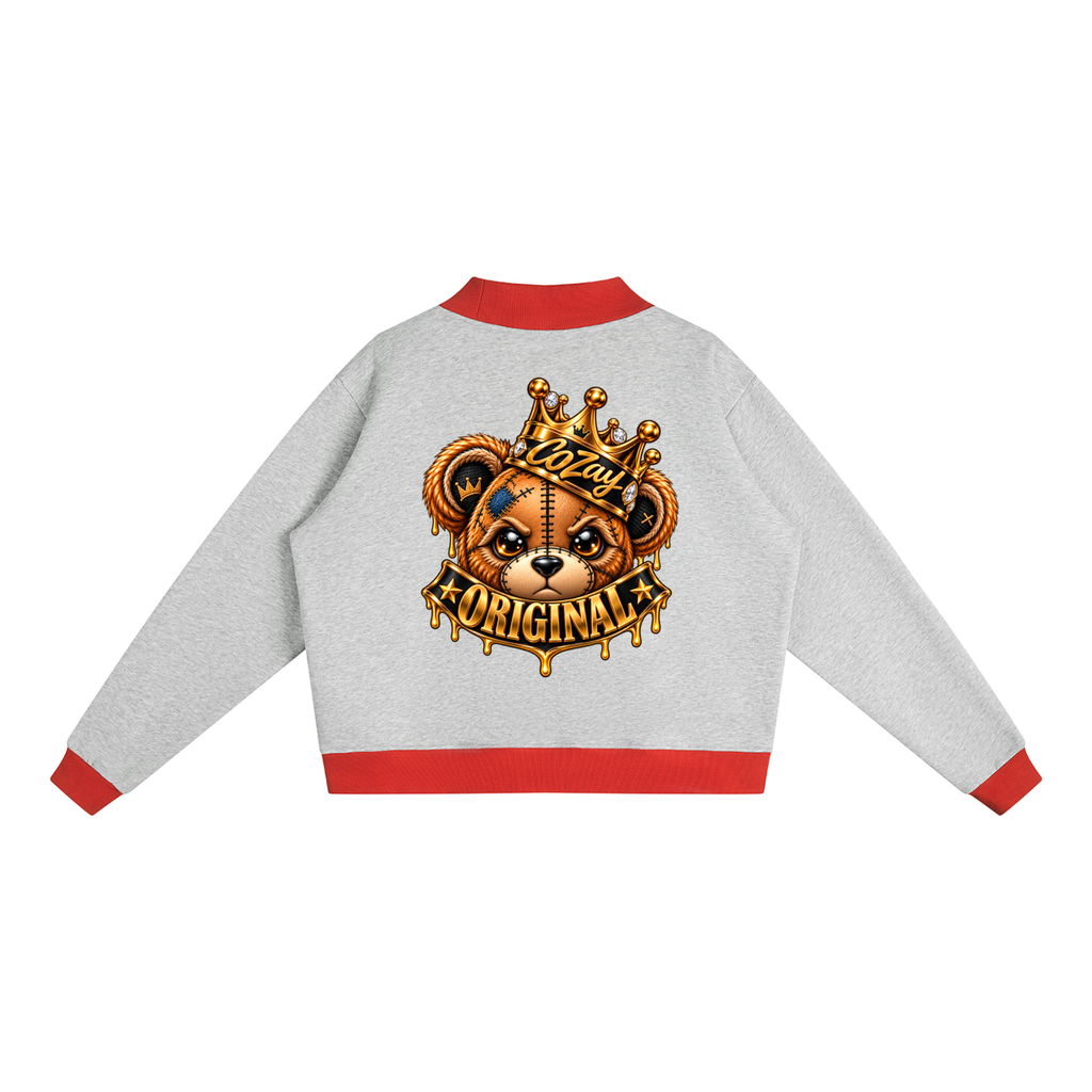 CoZay Original Bear Women’s Mock Neck Crewneck Sweatshirt