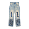 CoZay Signature Sun Fade Raw Hem Denim Jeans