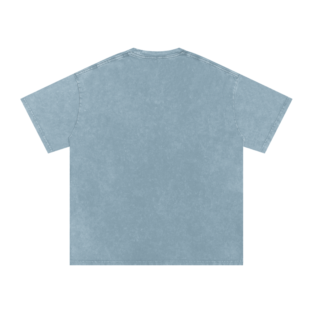 CoZayWeen Witch Snow Washed Oversized Cotton T-Shirt