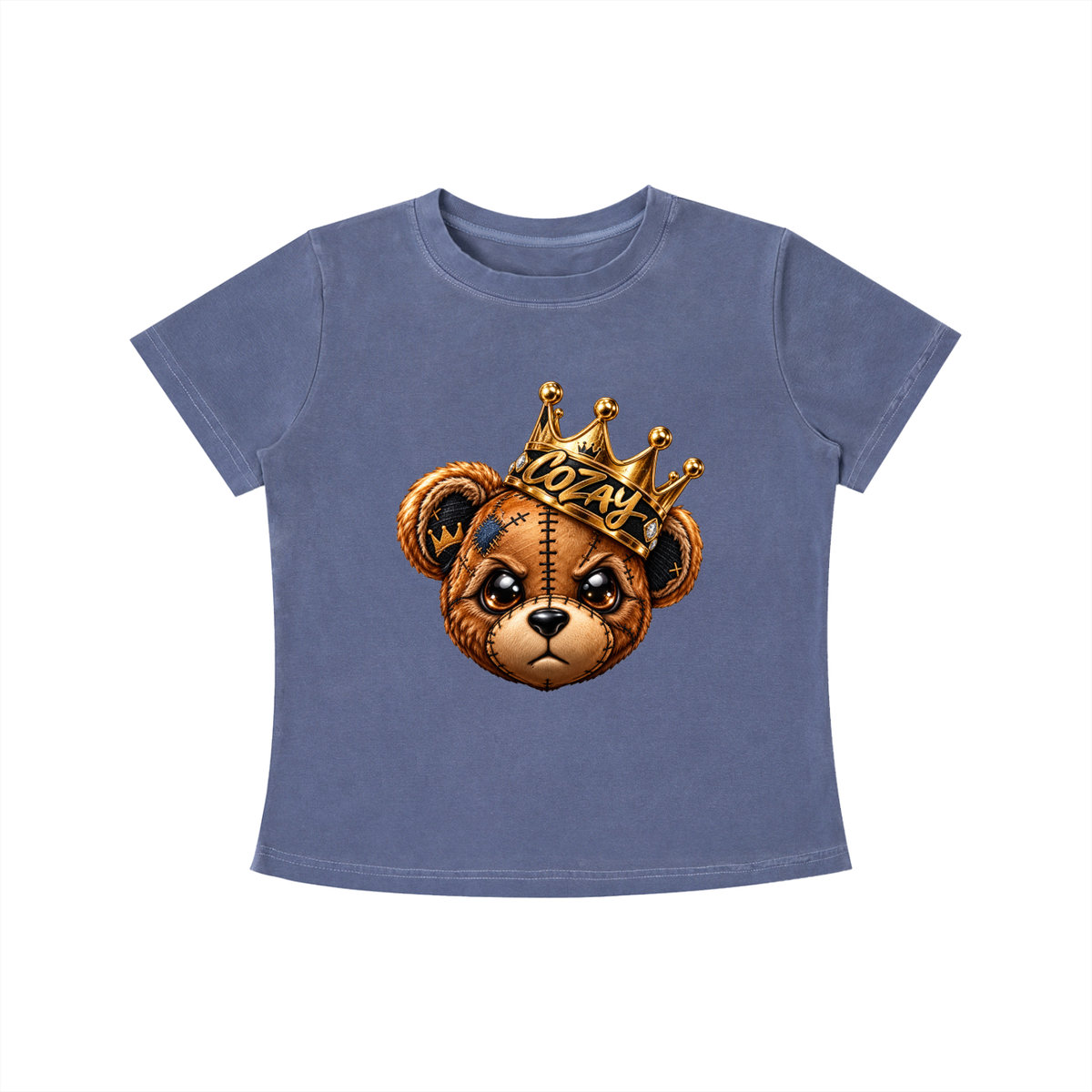CoZay Original Bear Women's Vintage Wash Slim Fit T-shirt