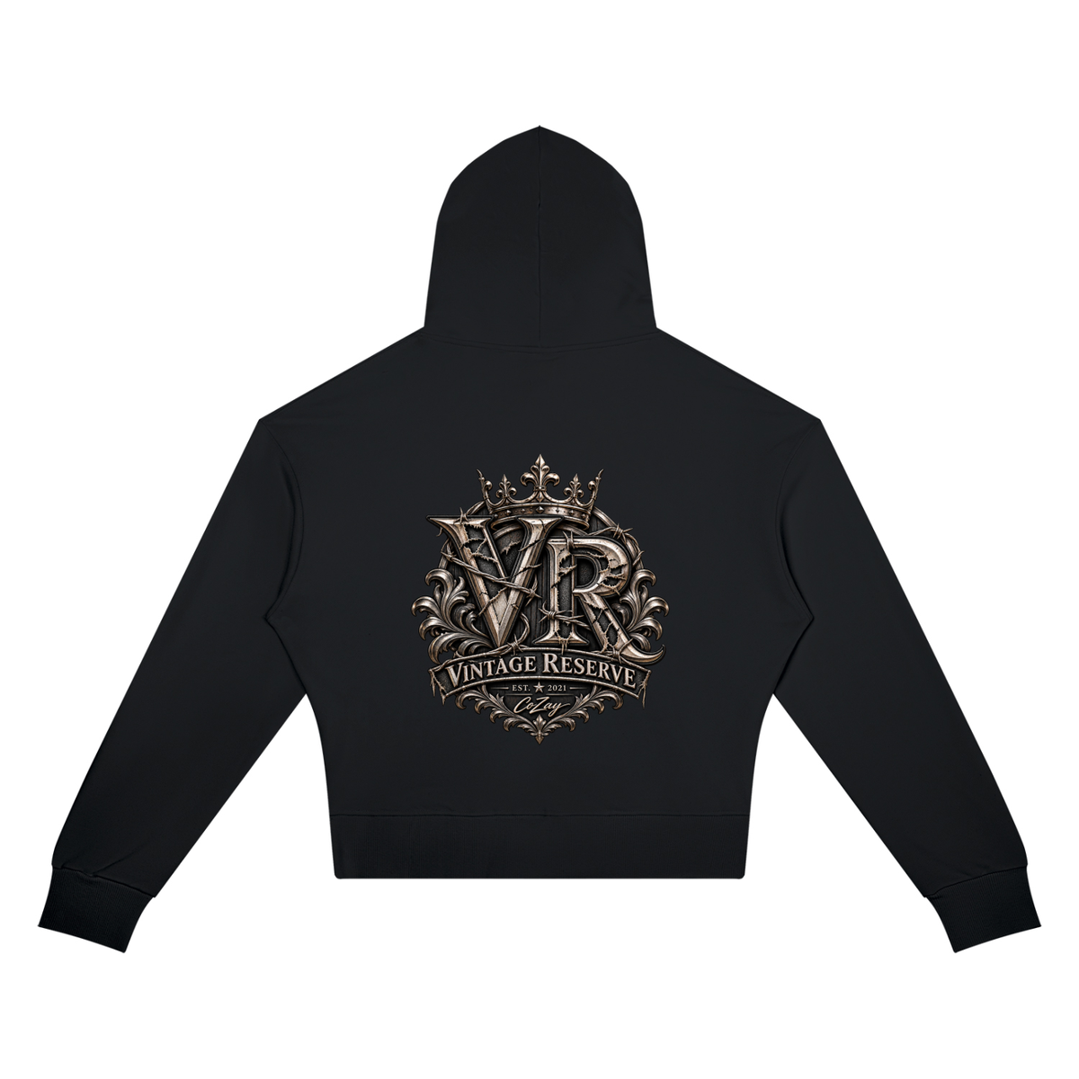 Vintage Reserve by CoZay Women’s Crop Drop Shoulder Hoodie