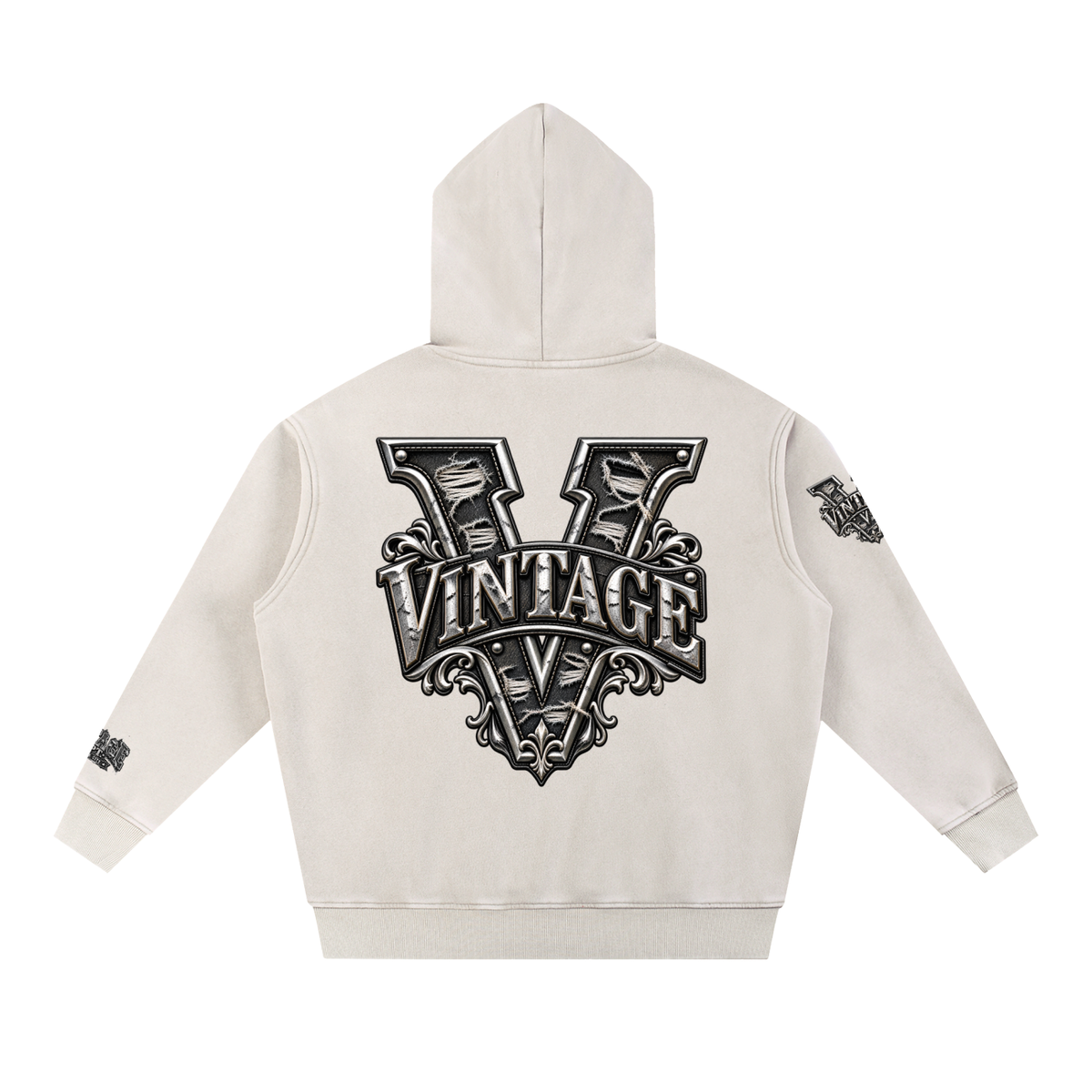 CoZay Original Men's Snow Wash Fleece Oversize Hoodie