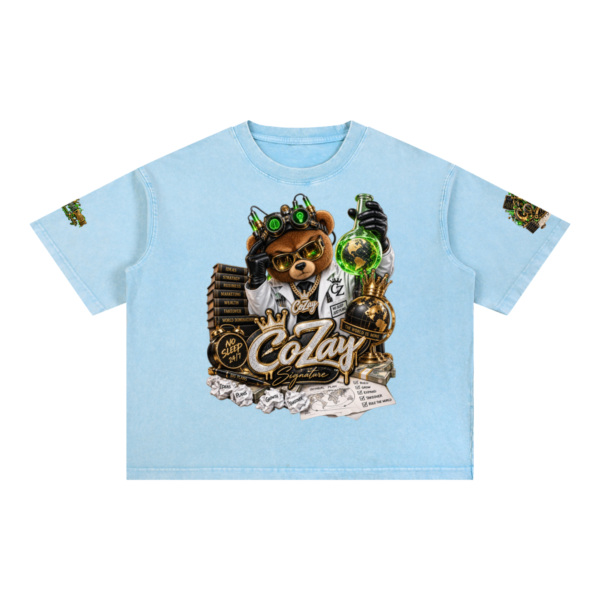 Cozay Signature MS Mineral Wash Boxy Cotton T-Shirt
