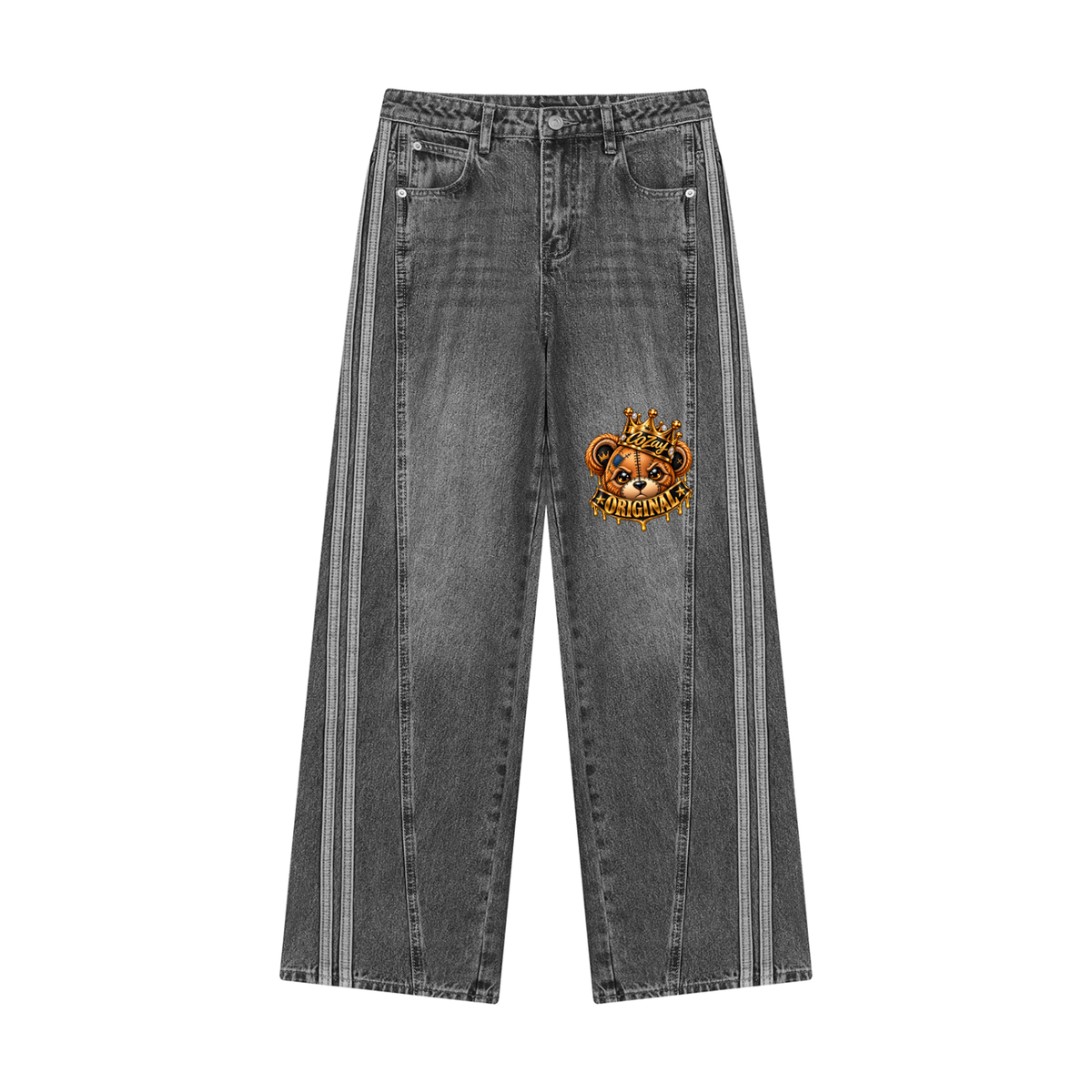CoZay Original Bear Women’s Wide Leg Denim Jeans