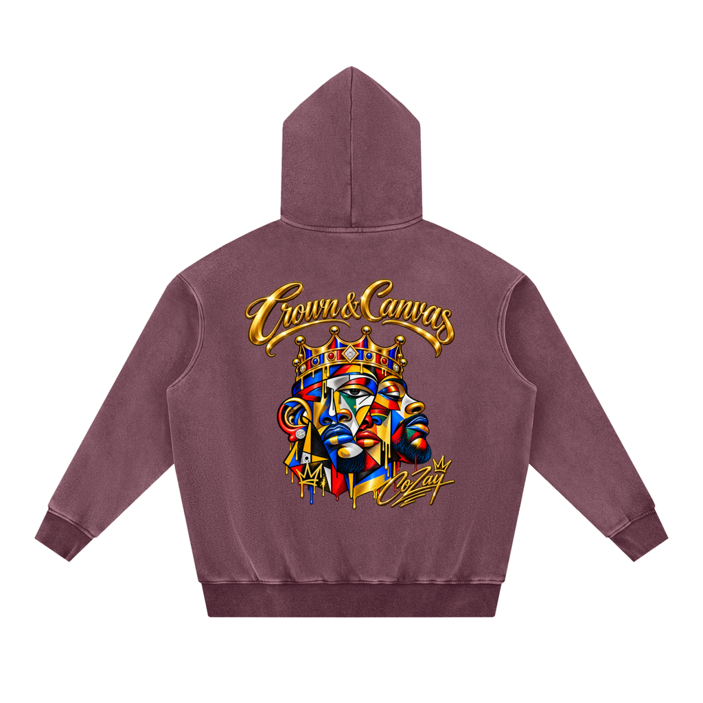 CoZay Original C&C Snow Wash Fleece Oversize Hoodie