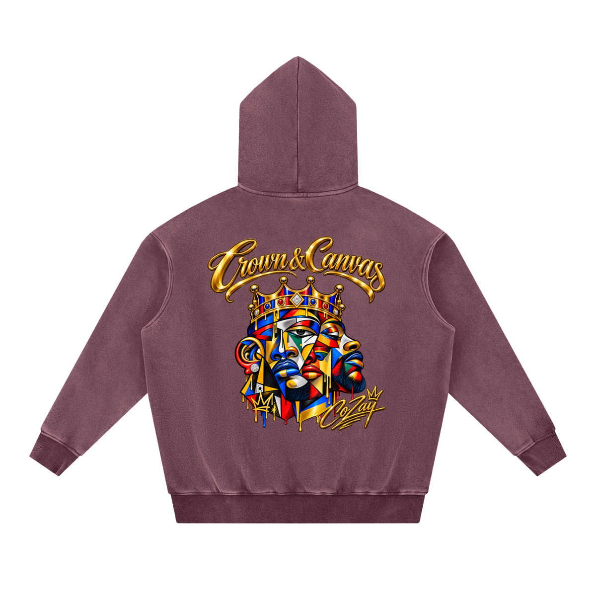 CoZay Original C&C Snow Wash Fleece Oversize Hoodie