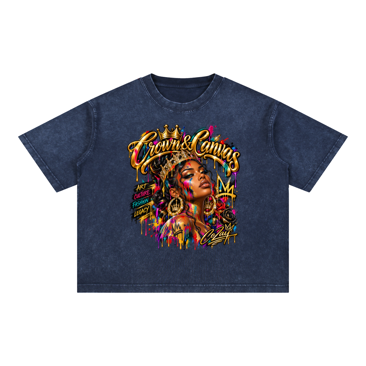 CoZay CC Mineral Wash Boxy Cotton T-Shirt
